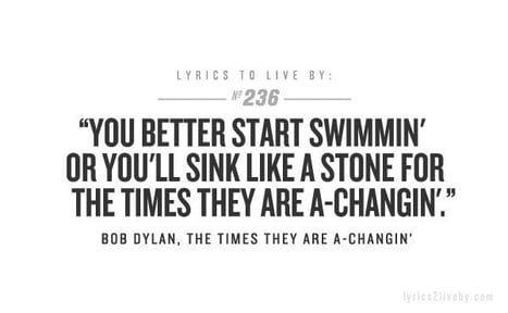 bob dylan times they are a-changin
