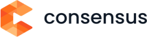 The logo for consensus.