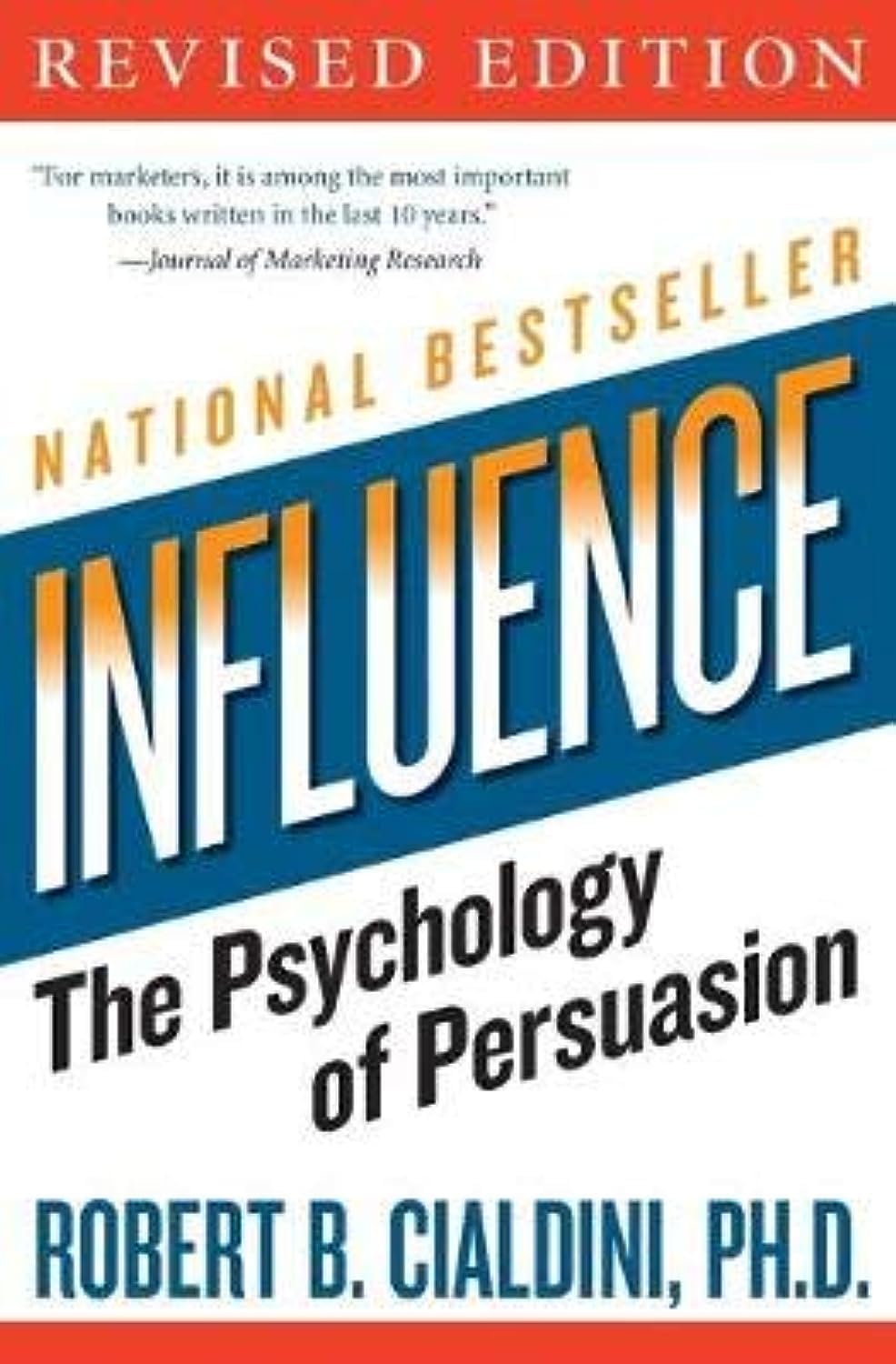 Revisit the marketing classic "Influence: The Psychology of Persuasion" with its influential cover.