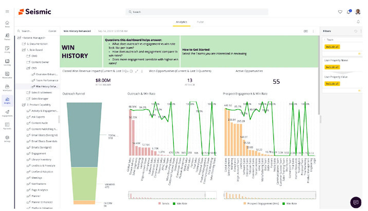 Seismic dashboard