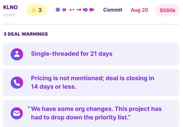 gong.io dashboard