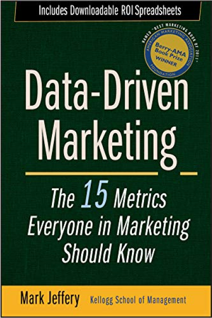 Data driven marketing book featuring the 15 metrics everyone in marketing should know for demand generation.
