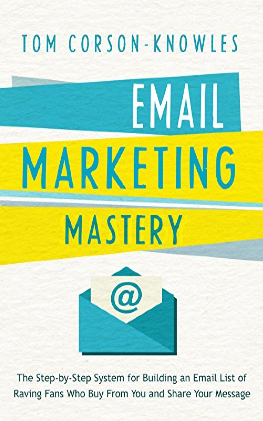 Powerful Email marketing mastery books cover art.
