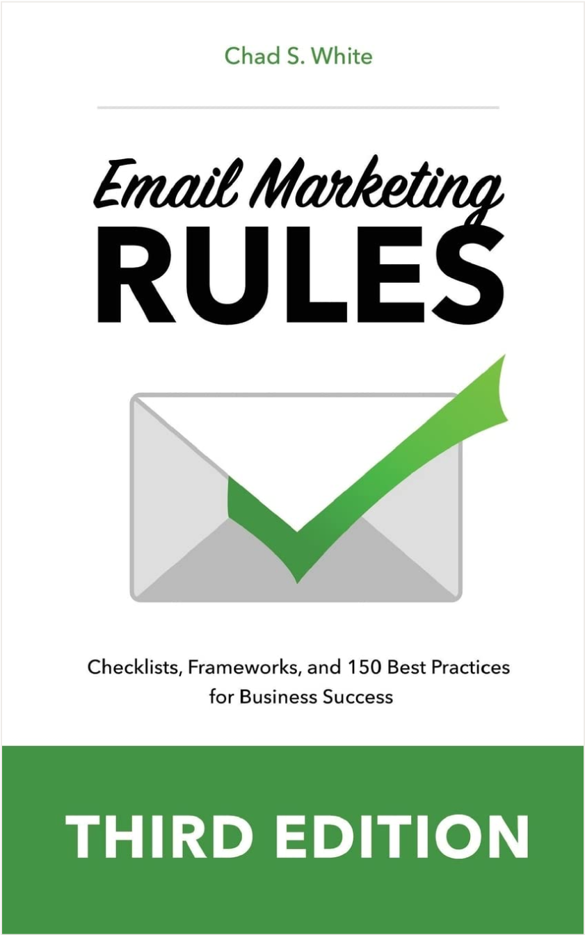 Discover the ultimate collection of email marketing best practices, frameworks, and rules in this comprehensive book.