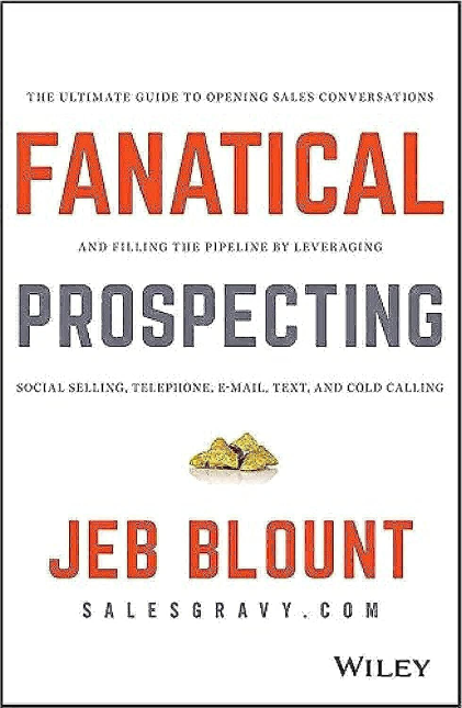 The cover of the book, picked by sales reps as one of the guide to fictional prospecting.