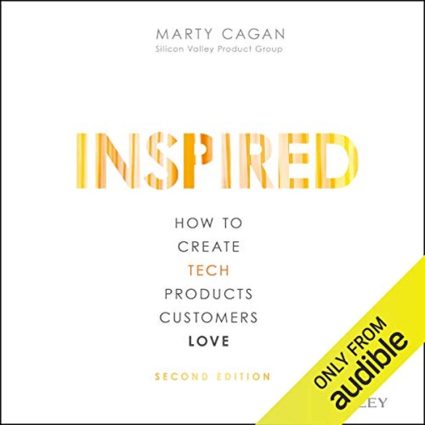 Product Marketing - Inspired how to create tech products customers love audiobook cover art.