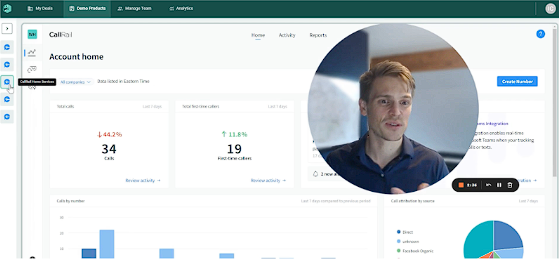 Testbox dashboard from site