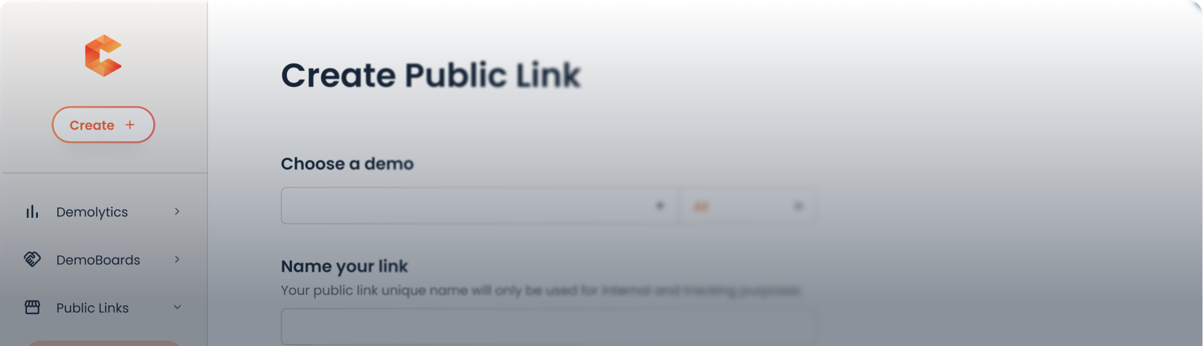 Product preview interface