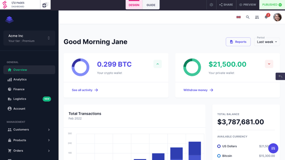 storylane dashboard