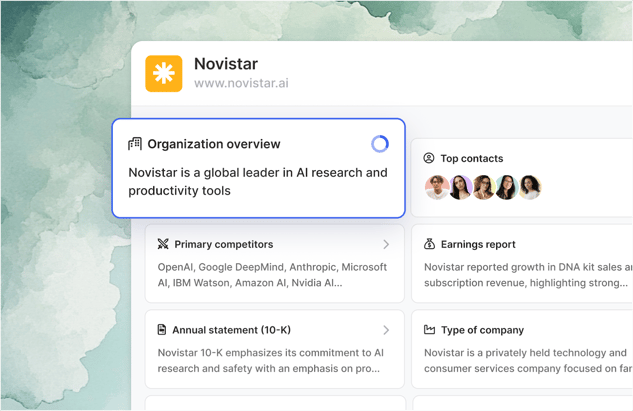 Novistar yellow logo in white background and its characteristics