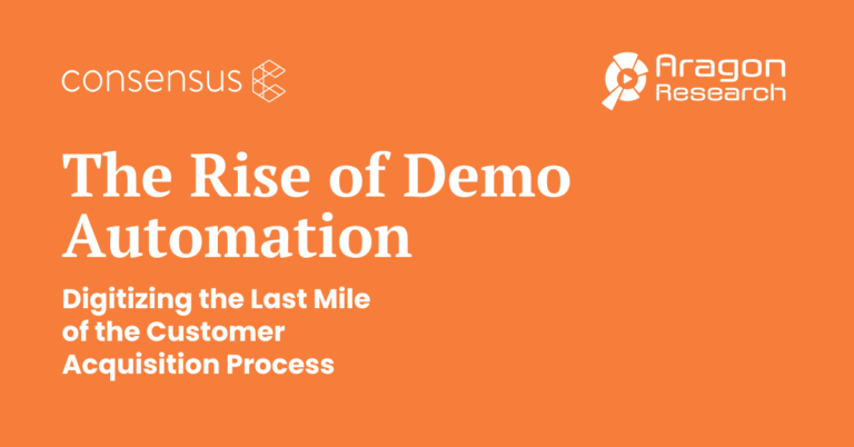 Aragon is predicting the shift to an automated and intelligent approach that we call demo automation