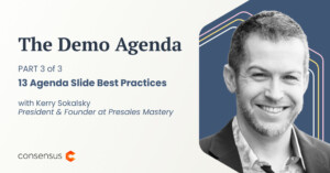 The Demo Agenda Part 3: 13 Agenda Slide Best Practices