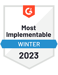 G2 Most Implementable Badge