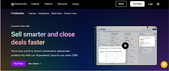 Freshsales dashboard
