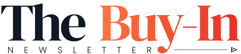 The Buy-In" logo with black and orange text. Consensus