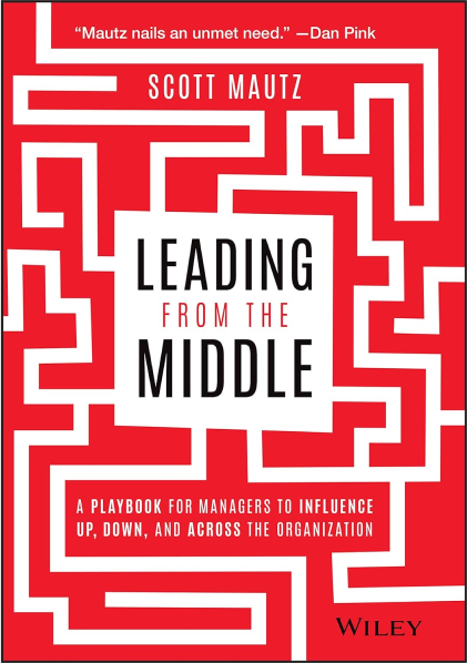 Read the leading channel sales book released in 2024 - Leading from the Middle's cover.