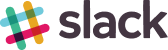 Slack logo featuring a multicolored hashtag symbol to the left of the word "slack" in lowercase black letters, as seen on the homepage. Consensus